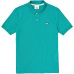 Polos unis Lacoste verts Taille XXL look Punk 