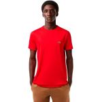 T-shirts Lacoste rouges Taille XS pour homme 