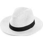 Chapeaux Fedora de mariage Fawler blancs en paille Tailles uniques pour homme 