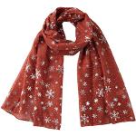 Écharpes en soie pour fêtes de Noël Clode rouges à carreaux en velours Tailles uniques look fashion 