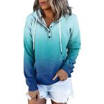 Ladies Hooded Sweatshirt Soild Printed Fashion Top Shirt Hooded Long Sleeve Casual Sweatshirt Zipper Pullover Sweatshirt with Pocket Fall Blouse Tops B-14