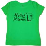 T-shirts baseball verts en coton Taille 3 XL pour femme 