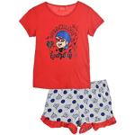 Pyjashorts LadyBug rouges en coton à paillettes Taille 8 ans look fashion pour fille de la boutique en ligne Amazon.fr 