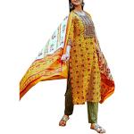 Salwars imprimé Indien en coton Taille L style ethnique pour femme 