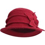 Chapeaux cloches rouges 58 cm Tailles uniques look fashion pour femme 