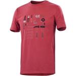 T-shirts à imprimés Lafont rouges en coton à manches courtes à col rond Taille M 