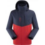 Vestes de randonnée Lafuma rouges en polaire imperméables coupe-vents respirantes à col montant Taille M look fashion pour homme en promo 