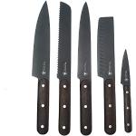 LAGUIOLE - Set de 5 couteaux de cuisine - Lame noi