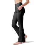 Pantalons de yoga noirs respirants Taille S look fashion pour femme en promo 