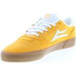 Chaussures de skate  Lakai dorées en cuir synthétique Pointure 42 look Skater pour homme 