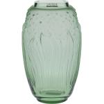 Vases en cristal Lalique vert jade en cristal 