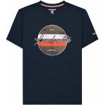 Lambretta Vintage Print Hommes T-shirt SS1010-MARINE