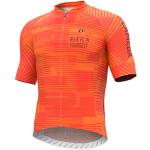 Maillots de cyclisme saison été orange respirants à manches courtes Taille XL look fashion pour homme 