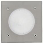 LAMEDO-Spot d'extérieur encastrable LED Blanc Chaud 10x10cm Argenté