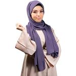 Hijabs en mousseline à motif fleurs Tailles uniques look fashion pour femme 