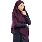 Hijabs prune Tailles uniques look fashion pour femme 