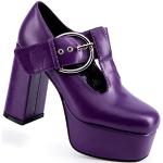 Escarpins Lamoda violets vegan Pointure 37 look fashion pour femme 