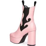 Bottines western & bottines cowboy Lamoda roses à talons chunky Pointure 36 look fashion pour femme 
