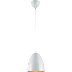 Lampe à suspension lampe à suspension lampe à suspension lampe de salle à manger lampe de cuisine, métal blanc orange, 1x LED 6,5W 570Lm blanc chaud, DxH 19x130cm  