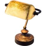 Lampes de table Globo dorées en métal 