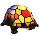 Lampes de table multicolores à motif tortues 