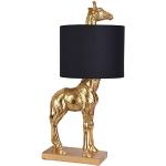 Lampe de Table Girafe or Noir Lampe de Chevet Lampe de Salon 70cm Lampe cw226 Palazzo Exclusif