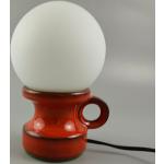 Lampes de table ampoules E14 rouges en céramique 