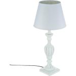 Lampes blanches en bois shabby chic 