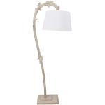 Lampes sur pied blanches shabby chic 