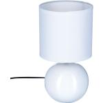 Lampe Timeo blanche, céramique H25 cm