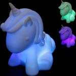 Lampes Unicorn en plastique à motif licornes 