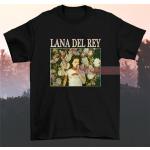 Chemises vintage en coton à motif avions Lana Del Rey lavable en machine pour femme 