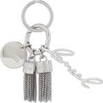 Porte-clés Lancel argentés en métal à pompons 