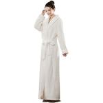 Pyjamas de grossesse blancs en flanelle Taille M look fashion pour femme 