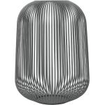 Lanternes Blomus Lito gris acier en acier rustiques 