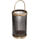 Lanternes Atmosphera gris fumé en métal à motif canards minimalistes 