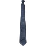 Cravates en soie de créateur Lanvin bleues à pois Tailles uniques pour homme 
