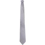Cravates en soie de créateur Lanvin grises Tailles uniques pour homme 