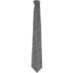 Cravates en soie de créateur Lanvin gris foncé Tailles uniques pour homme 