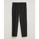 Pantalons de créateur Lanvin noirs en lin pour homme 