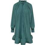 Robes de créateur Lanvin vertes à manches longues à manches longues Taille M pour femme 