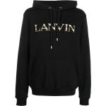 Lanvin hoodie à logo brodé - Noir