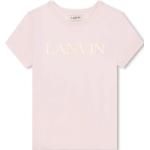 T-shirts à col rond Lanvin roses en coton de créateur Taille 10 ans pour fille de la boutique en ligne Miinto.fr avec livraison gratuite 