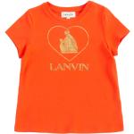 T-shirts à manches courtes Lanvin orange de créateur Taille 10 ans look fashion pour fille de la boutique en ligne Miinto.fr avec livraison gratuite 