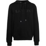 Lanvin hoodie à logo brodé - Noir