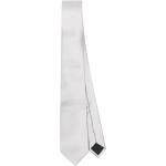 Cravates en soie de créateur Lanvin gris plomb métalliques à motif papillons Tailles uniques pour homme 