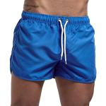 Shorts de basketball bleus à effet léopard en coton Taille XL look fashion pour homme 