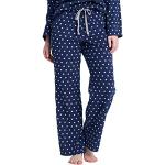 Pyjamas en polaires bleu marine à pois en polyester Taille S look casual pour femme en promo 