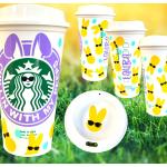 "Lapin De Pâques Printanier Starbucks Gobelet Personnalisé Mug Voyage Pour Les Amateurs Café Par Startangledarts