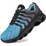 Chaussures de travail  LARNMERN bleues légères Pointure 44,5 look fashion pour homme 